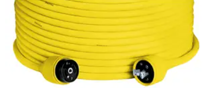 Hubbell, Marine Telephone Cord, 50', Yellow